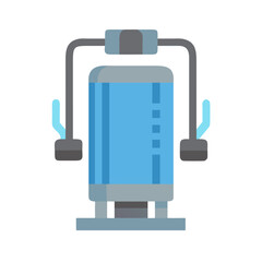  Versatile Pec Deck Machine Icon Design. Design of Fitness and Gym Icons.