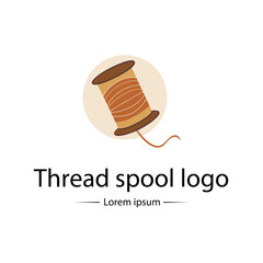 Thread spool logo