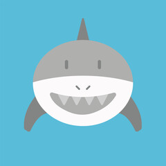 Shark icon. for web and apps. Stock Illustration