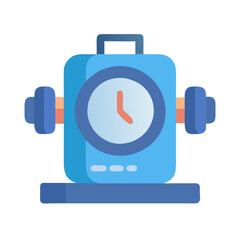  Effective Multi-Function Gym Training Timer for Fitness. Design of Fitness and Gym Icons.