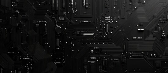 Detailed Circuit Board Texture