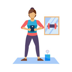  Effective Personalized Workout Coach for Health Success. Design of Fitness and Gym Icons.