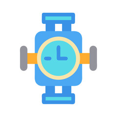 Dynamic Multi-Function Workout Timer Icon. Design of Fitness and Gym Icons.