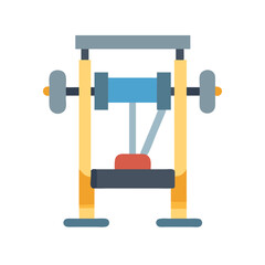  Dynamic Smith Machine Icon. Design of Fitness and Gym Icons.