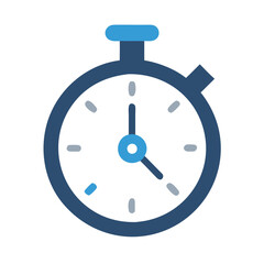  Accurate Stopwatch Icon for Gym Training. Design of Fitness and Gym Icons.