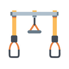  Versatile Suspension Training Kit Icon for Exercises. Design of Fitness and Gym Icons.
