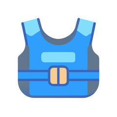  Weighted Agility Training Vest Icon for Workouts. Design of Fitness and Gym Icons.