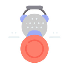  Weightlifting Chalk Ball Icon. Design of Fitness and Gym Icons.