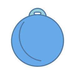 Obraz premium Innovative Weightlifting Chalk Ball Icon. Design of Fitness and Gym Icons.