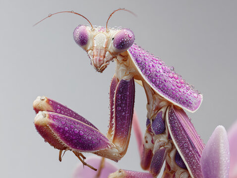 Stunning Macro Portrait of an Orchid Mantis