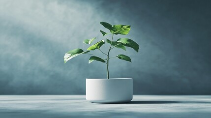 Sprout in Minimalist Pot