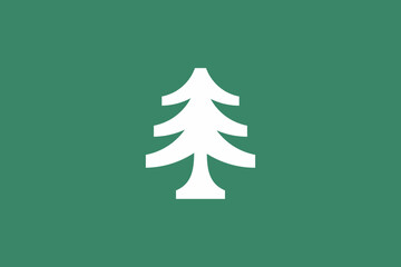 Pines Trees Vector Logo 