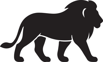 Lion Silhouette Vector Design 