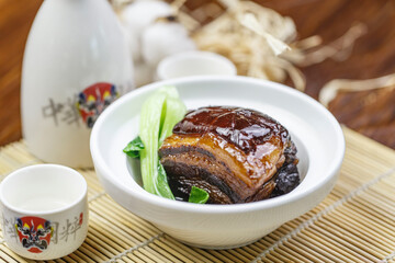 Traditional clear sauce meat