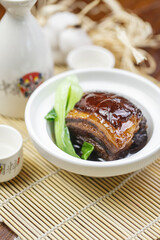 Traditional clear sauce meat