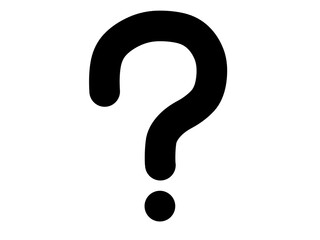 シンプルヘルプアイコン（黒）