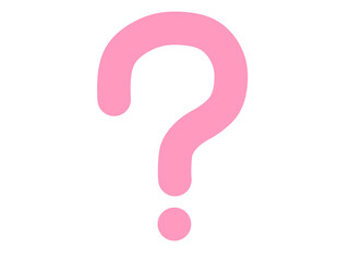 シンプルヘルプアイコン（ピンク）