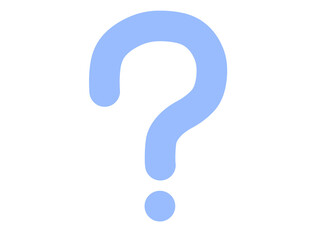 シンプルヘルプアイコン（ブルー）