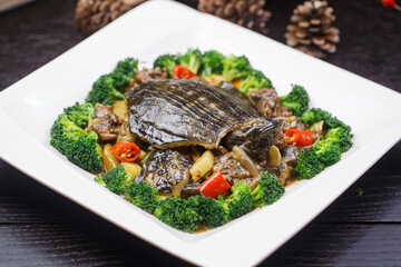 Steamed Shredded Small Turtle
