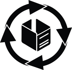 Data Rotation Server Symbol