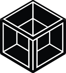 Geometric Cube 3D Icon