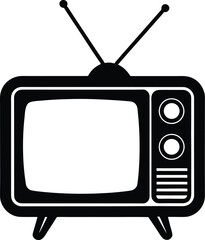 Retro Vintage Television Icon