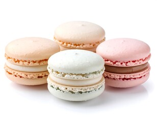 Obraz premium Assorted Macarons in Pastel Colors
