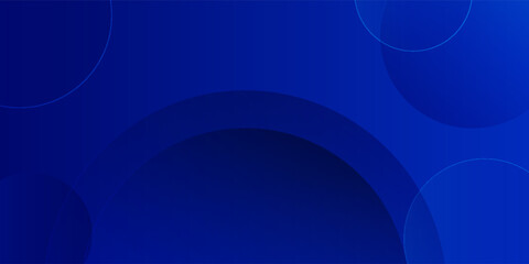 Blue abstract background. blue gradient vanishing circles. Vector abstract modern graphic design for template, poster, wallpaper, flyer.