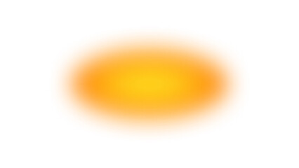 Blurred oval orange gradient