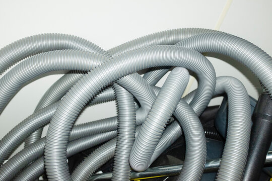 Hoover vacuum cleaner curvy pipe with hard direct flashlight
