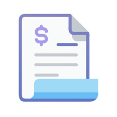 Obraz premium Financial document vector illustration for business and payments