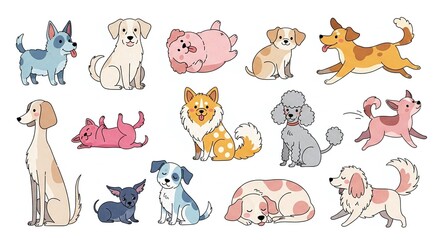 Fototapeta premium collection of animals