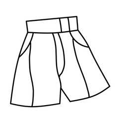 clothing vector line