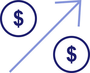 Duotone Finance And Money Icon Set 