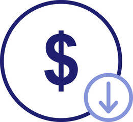 Duotone Finance And Money Icon Set 