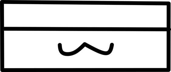 sweatband line icon. Blue line icon with tennis sports theme