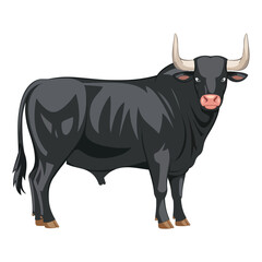 Bull Male Farm Animal Beef Cattle Breed Icon