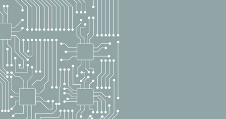 Circuit Board texture Background, seamless pattern. 