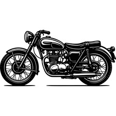 Fototapeta premium motorcycle isolated on white