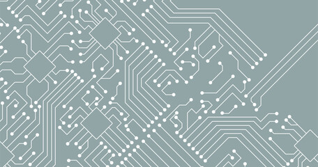 Circuit Board texture Background, seamless pattern. 