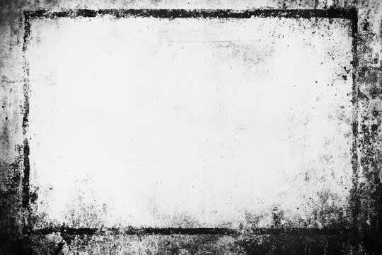 Black and white textured frame