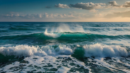 Obraz premium sea ​​waves