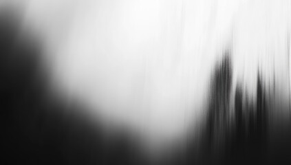 Abstract grayscale image with blurred, vertical streaks