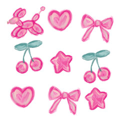 Balloon-style illustration