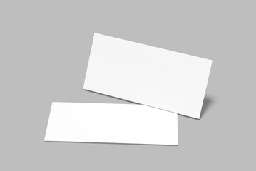 gift voucher blank mockup	