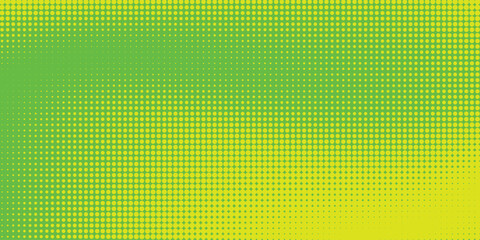 Dots halftone green color pattern gradient texture with technology digital background