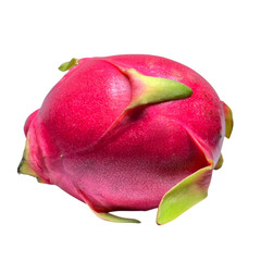 dragon fruit on white background