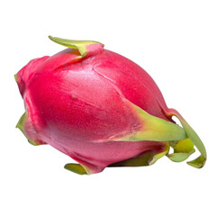 dragon fruit on white background