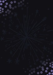 Firework bursting sparkle background