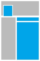 Digitally generated image of empty form
